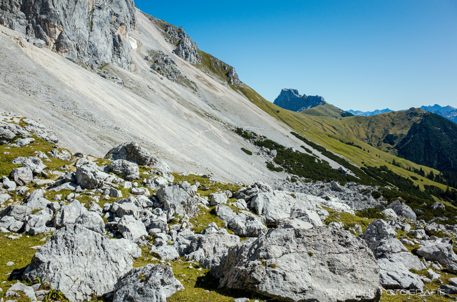 Blick zurück zur Gehrenspitze